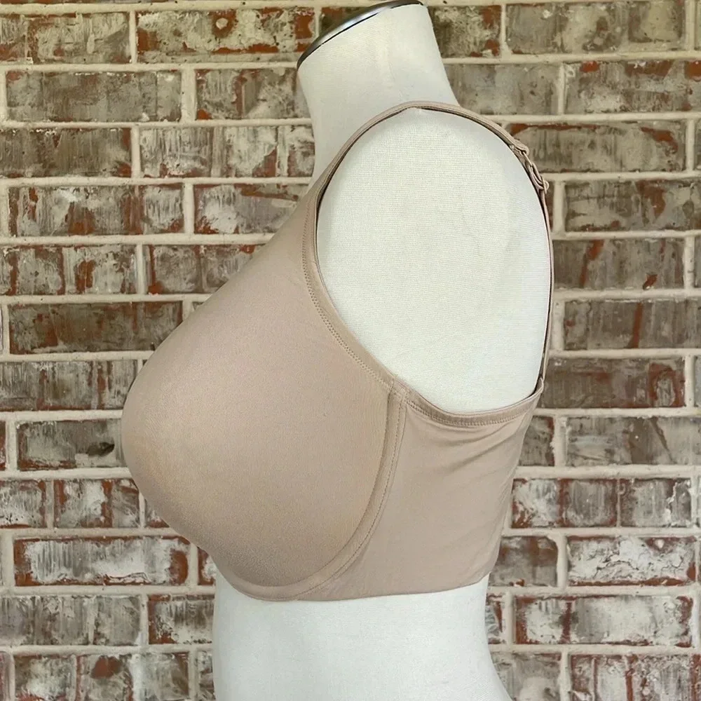 Cacique Tan Lightly Lined Full Coverage Plus Size Underwire Bra - Picture 7 of 11